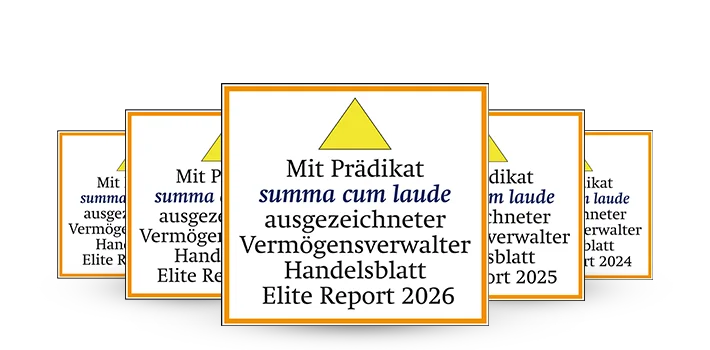 Elite Report Auszeichnung „Summa cum laude" für die DJE Kapital AG als Top-Vermögensverwalter