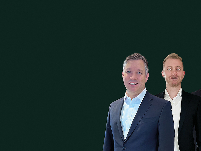 Brendan Todd, Johannes Streitenberger und Jörg Peter Kroll (v.l.)