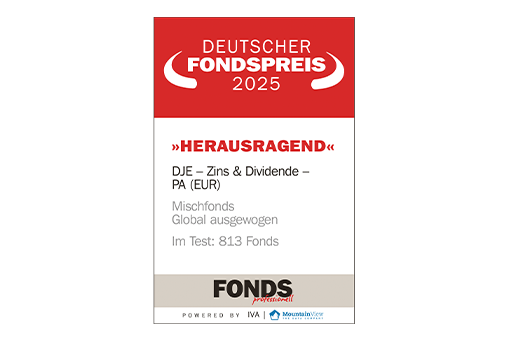 Auszeichnung Deutscher Fondspreis 2025