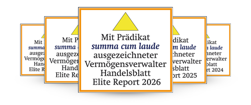 Elite Report Auszeichnung „Summa cum laude" für die DJE Kapital AG als Top-Vermögensverwalter