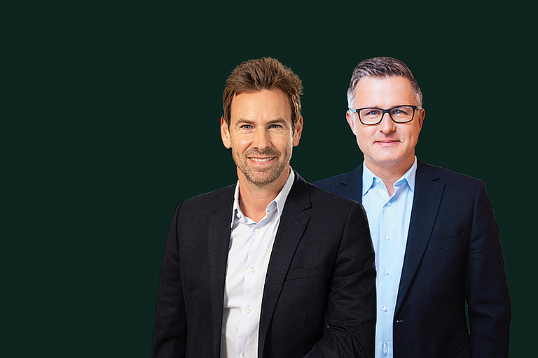Dr. Jan Ehrhardt und Stefan Breintner