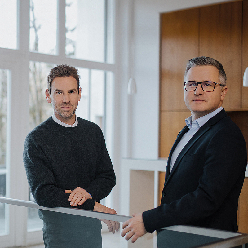 Dr. Jan Ehrhardt und Stefan Breintner