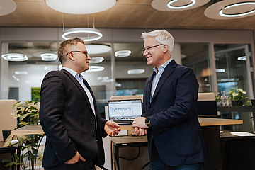 Marktausblick Stefan Breintner und Markus Koch