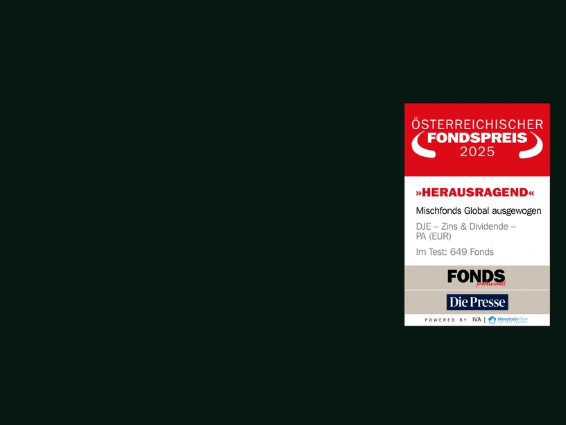 Österreichischer Fondspreis 2025 Österreichischer Fondspreis 2025